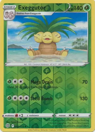 Brilliant Stars Exeggutor #2/172 reverse holo